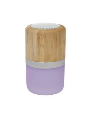 Aurea bamboo Bluetooth® speaker with light