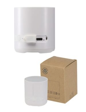 Hunor 3W recycled plastic wireless speaker