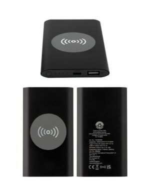 Juice 4000 mAh Type-C recycled aluminium wireless power bank