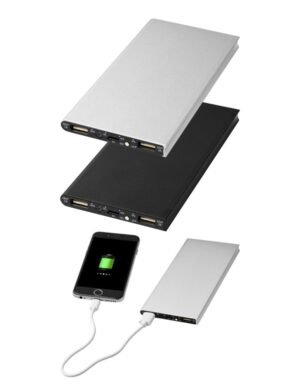 Plate 8000 mAh aluminium power bank